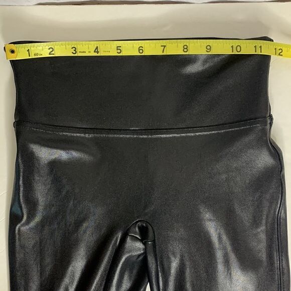 Spanx black faux leather leggings - Picture 13 of 16